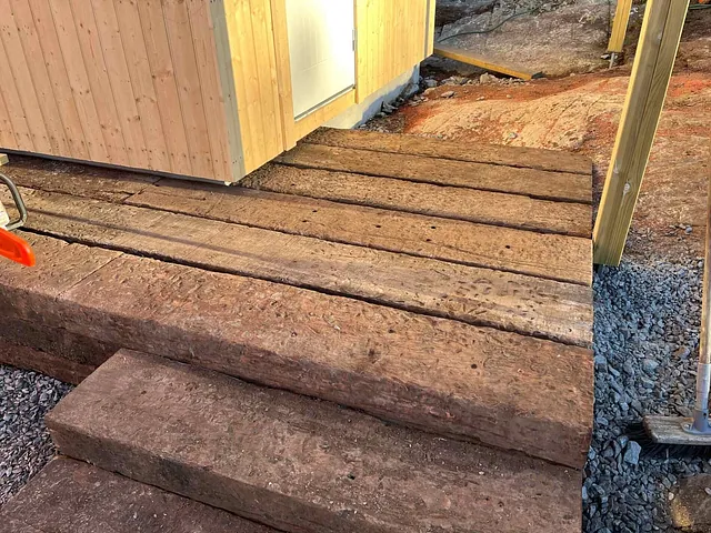 Inngangsparti, mur og terrasse, Hvitsten
