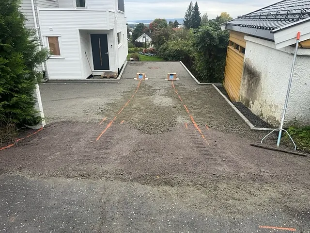 Oppgradering av gårdsplass i Oslo