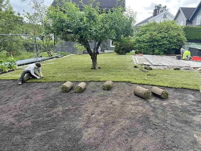 Oppgradering av hage på Nordstrand