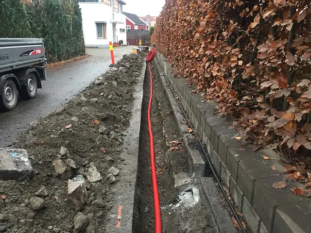 Kabelgrøft, Nordstrand